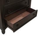 Americana Farmhouse 5 Drawer Chest - Black - Image 9