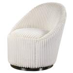 Crue Swivel Chair, Ivory - Image 4