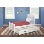 Tykes Bedroom - Chalk & White High Tide 90° Twin Bed - BD08-901TR - Image 6