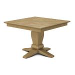 Build Your Own Pedestal Table w/42" Square Top w. Reverse Bevel Edge - Image 9