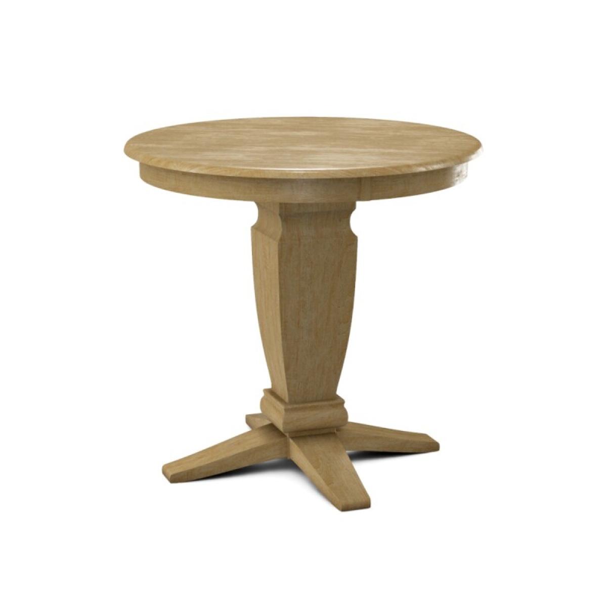 Build Your Own Pedestal Table w/ 36"H Java Gathering Pedestal for Solid Tops - Image 21