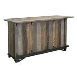 2 Drawer 2 Doors Bar - Loft Brown - Image 3