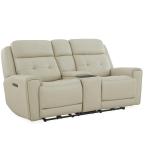Carrington Loveseat w/Console P3 & ZG - Baja Stone - Image 4