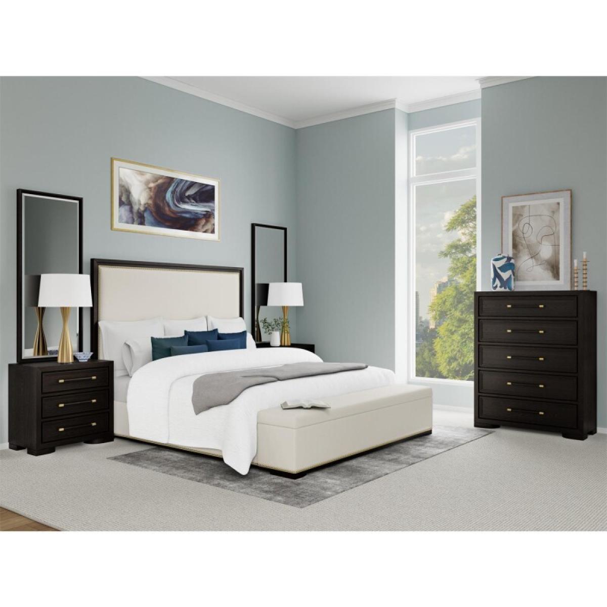 Lydia King Upholstered Storage Bed - Image 2