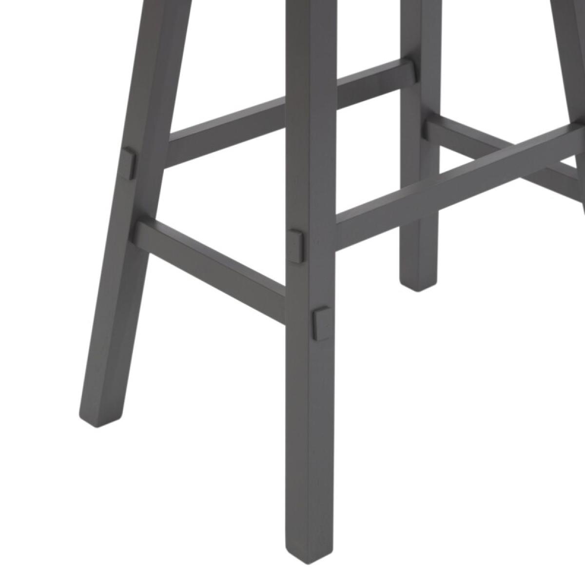 Creations 24 Inch Sawhorse Counter Stool- Gray - Image 7