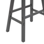 Creations 24 Inch Sawhorse Counter Stool- Gray - Image 7