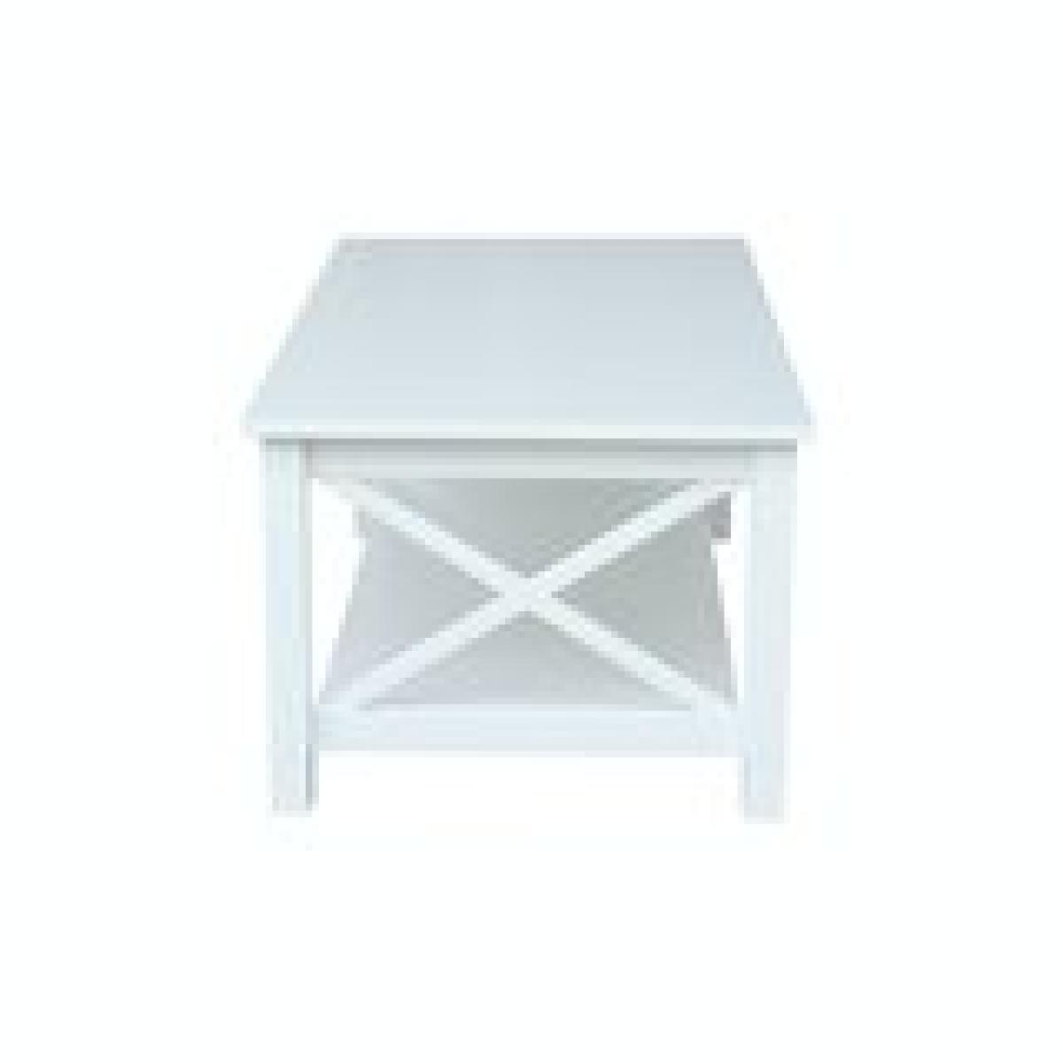 Hampton Collection Coffee Table in Pure White - Image 6