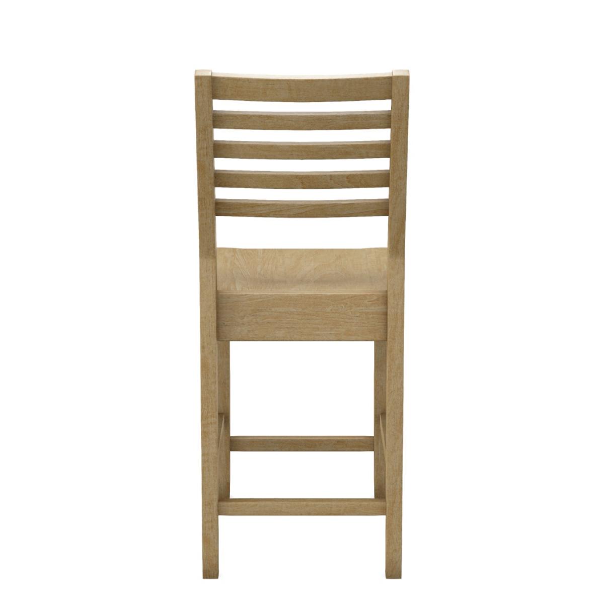 24" Aspen Ladder Back Counter Stool - Image 23