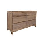 6 Drawer Dresser - Parota Nova
