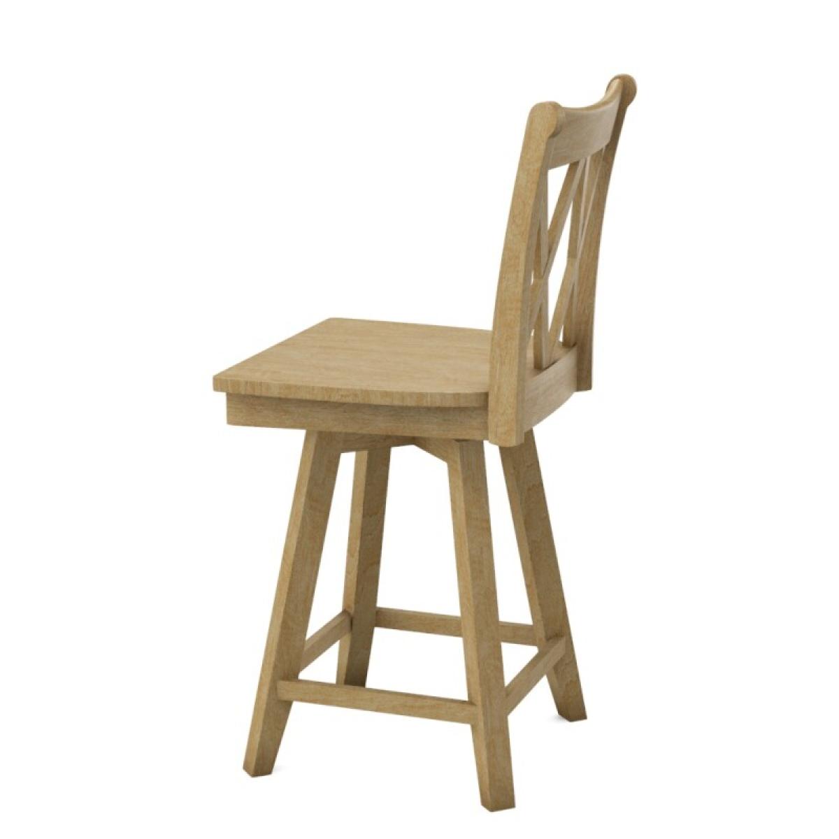 24'' XX Back Swivel Counter Stool - Image 16