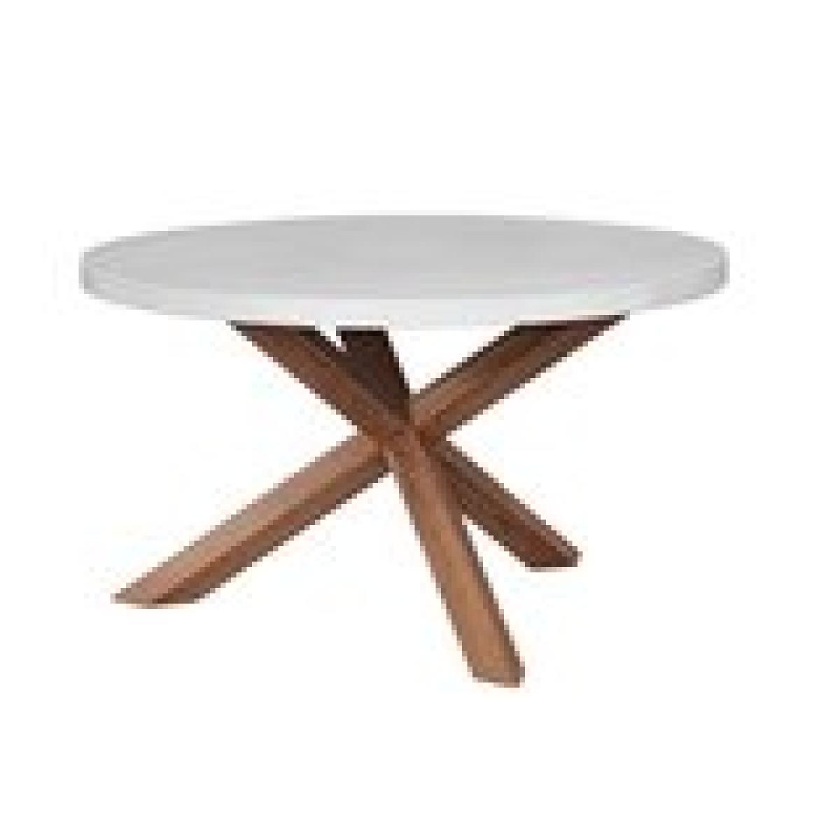 PARKS: Outdoor Living - Shenandoah Round Dining Table in White - ODT-351RB - Image 4