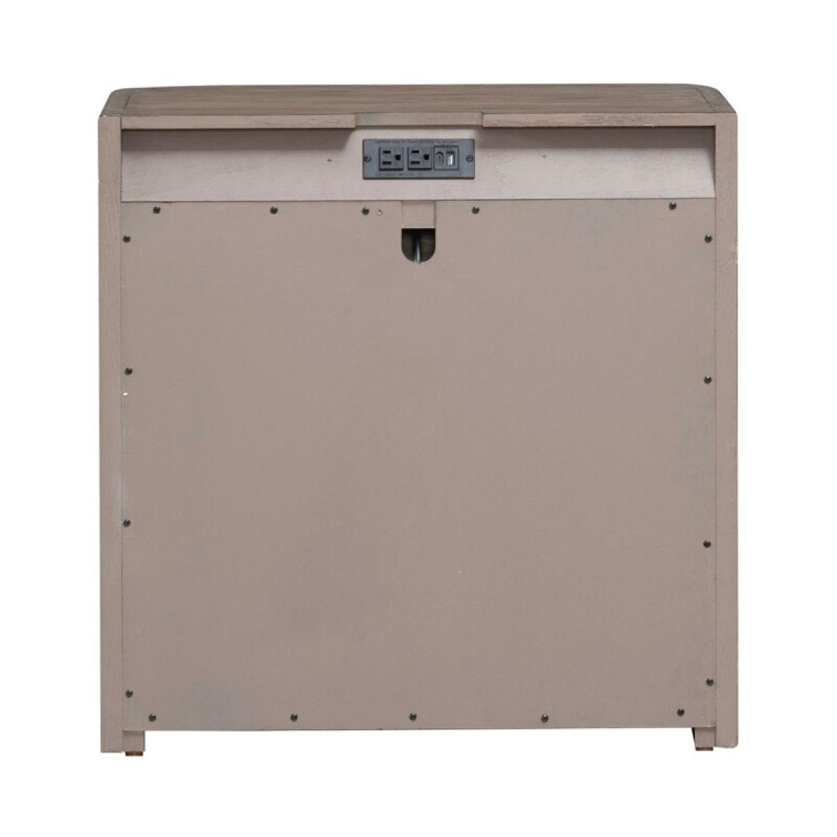 South Bend Open Nightstand w/ Charging Station - Image 6