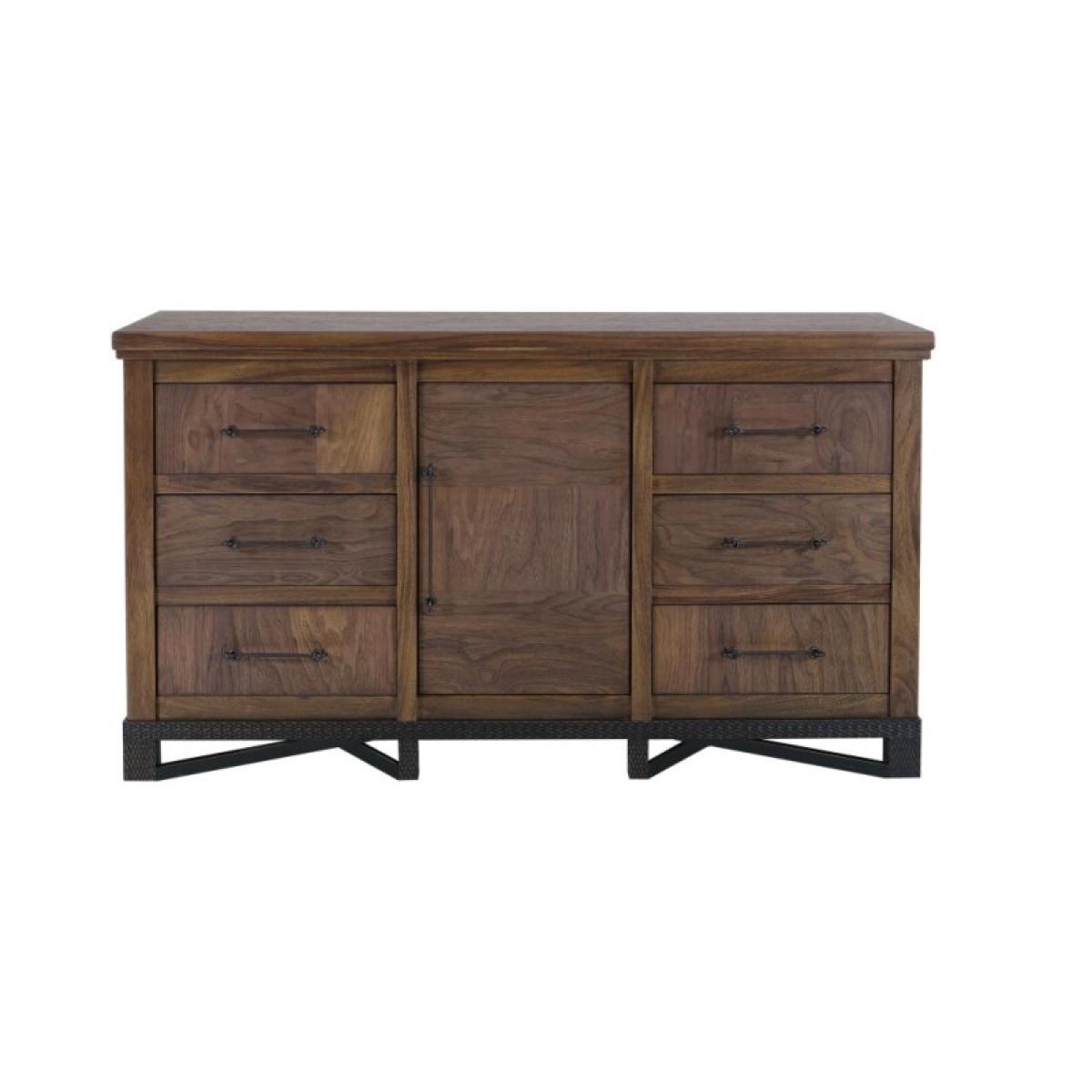 6 Drawer, 1 Door Dresser - Walnut - Image 3