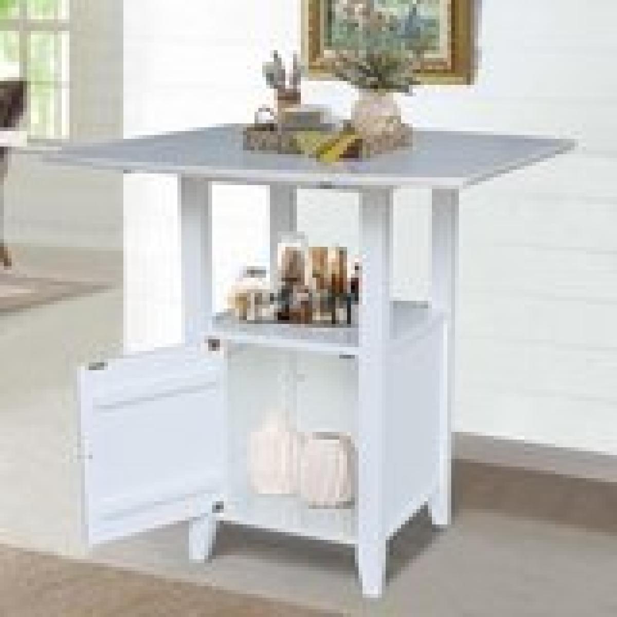 Hampton Collection 36" H Drop Leaf Bistro Table - Image 11
