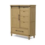 Farmhouse Chic Sliding Door Chest - Image 9