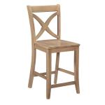Cosmopolitan Collection - 24"H Salerno Stool in Honey
