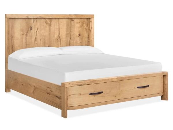 Laramie B6433-54A Complete Queen Panel Storage Bed - Image 5