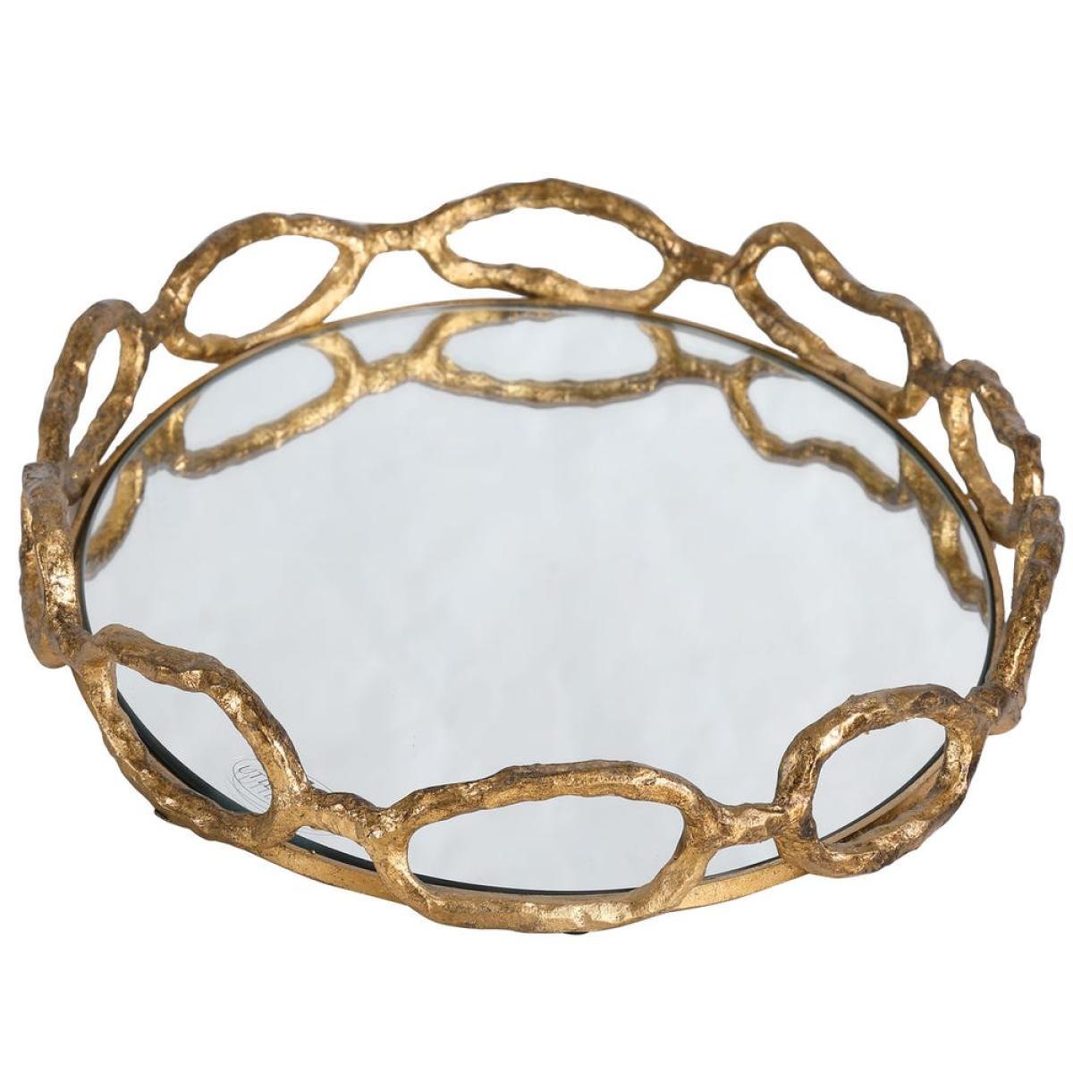 Cable Chain Tray, Gold - Image 6