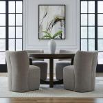 Accent Dining Chair w/ Casters - Truffle - Image 6
