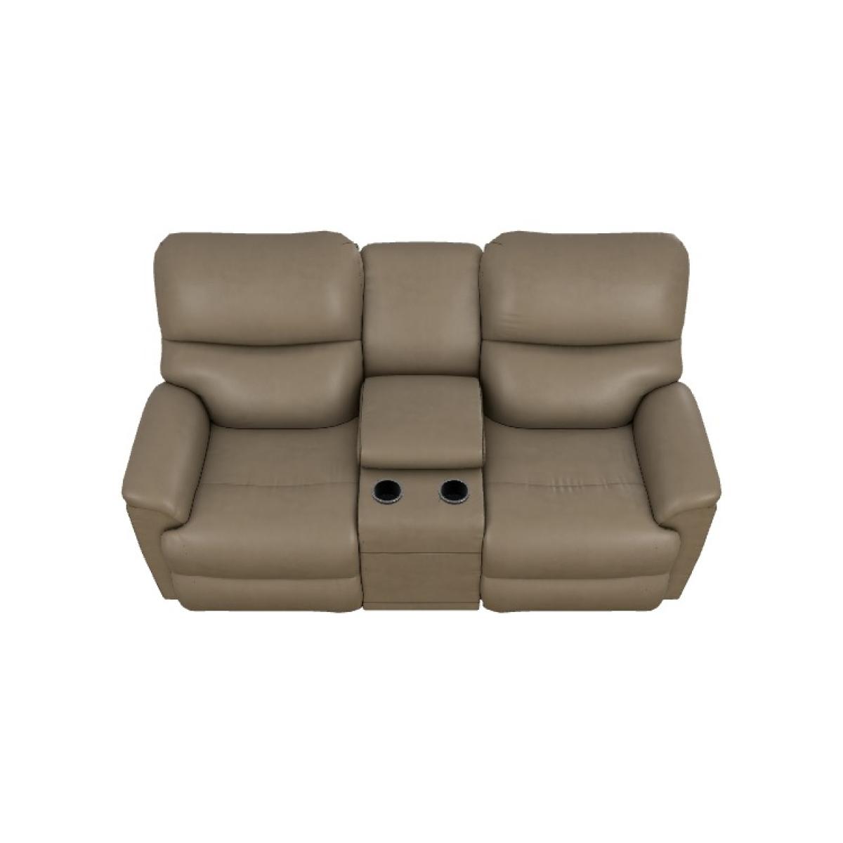 Trouper Power Reclining Loveseat W/ Headrest, Lumbar & Console - Image 2