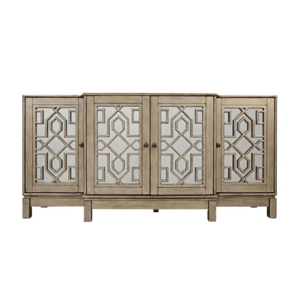Casa Bella 3 Door Mirrored Cabinet - Image 2