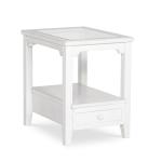 Home Accents - Amelia Glass Top End Table