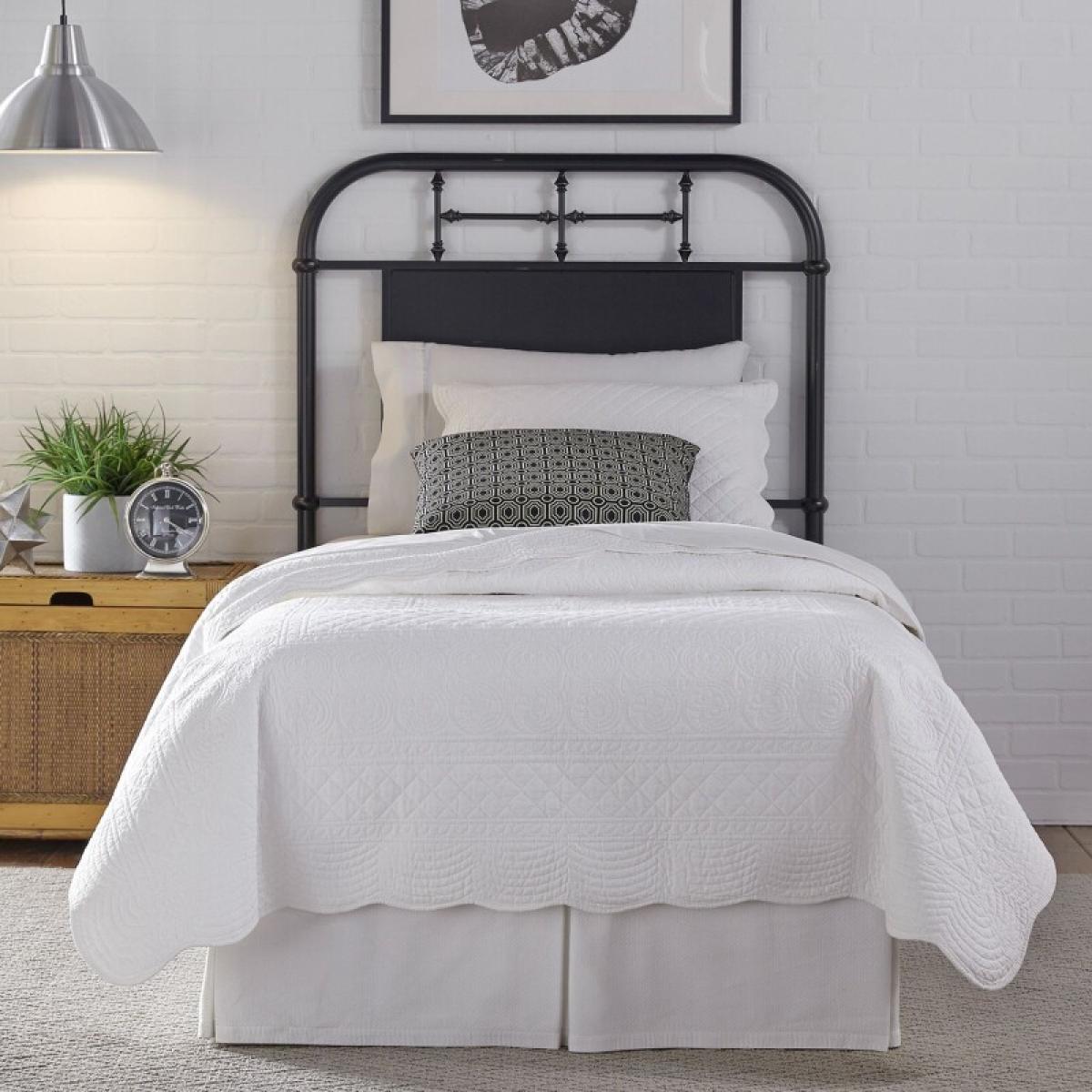 Vintage Series Full Metal Headboard - Black - Image 2