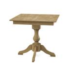Build Your Own Pedestal Table w/ 36" Square Tabletop w/ Reverse Bevel Edge - Image 15