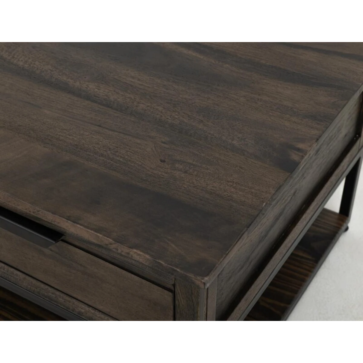 Dark Mita 4 Drawer, 1 Shelf Cocktail Table - Image 5