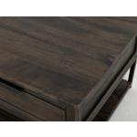 4 Drawer, 1 Shelf Cocktail Table - Dark Mita - Image 6