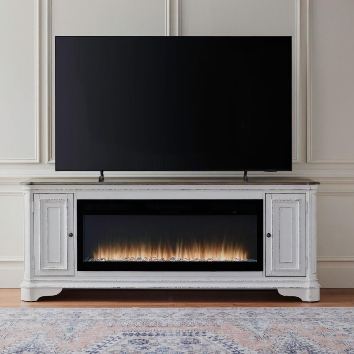 Fireplace TV Consoles 244 82 Inch Console w/ Fire FTS - Image 2