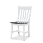 Dining Essentials - Cafe Chair in Heather Gray and White