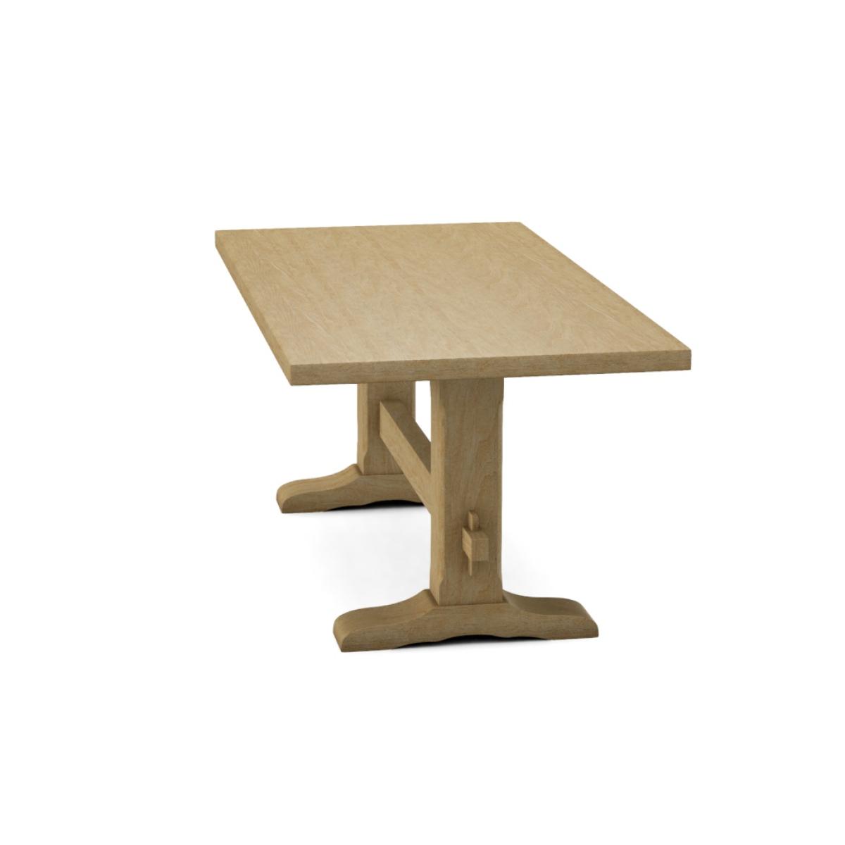 Trestle Solid Table Top w/ Trestle Table Base - T-7236B - Image 31