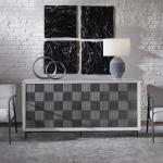 Checkerboard 4 Door Cabinet - Image 3
