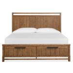 Conway B6422-64A Complete King Panel Storage Bed
