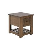 1 Drawer, 1 Shelf, Chairside Table - Parota III