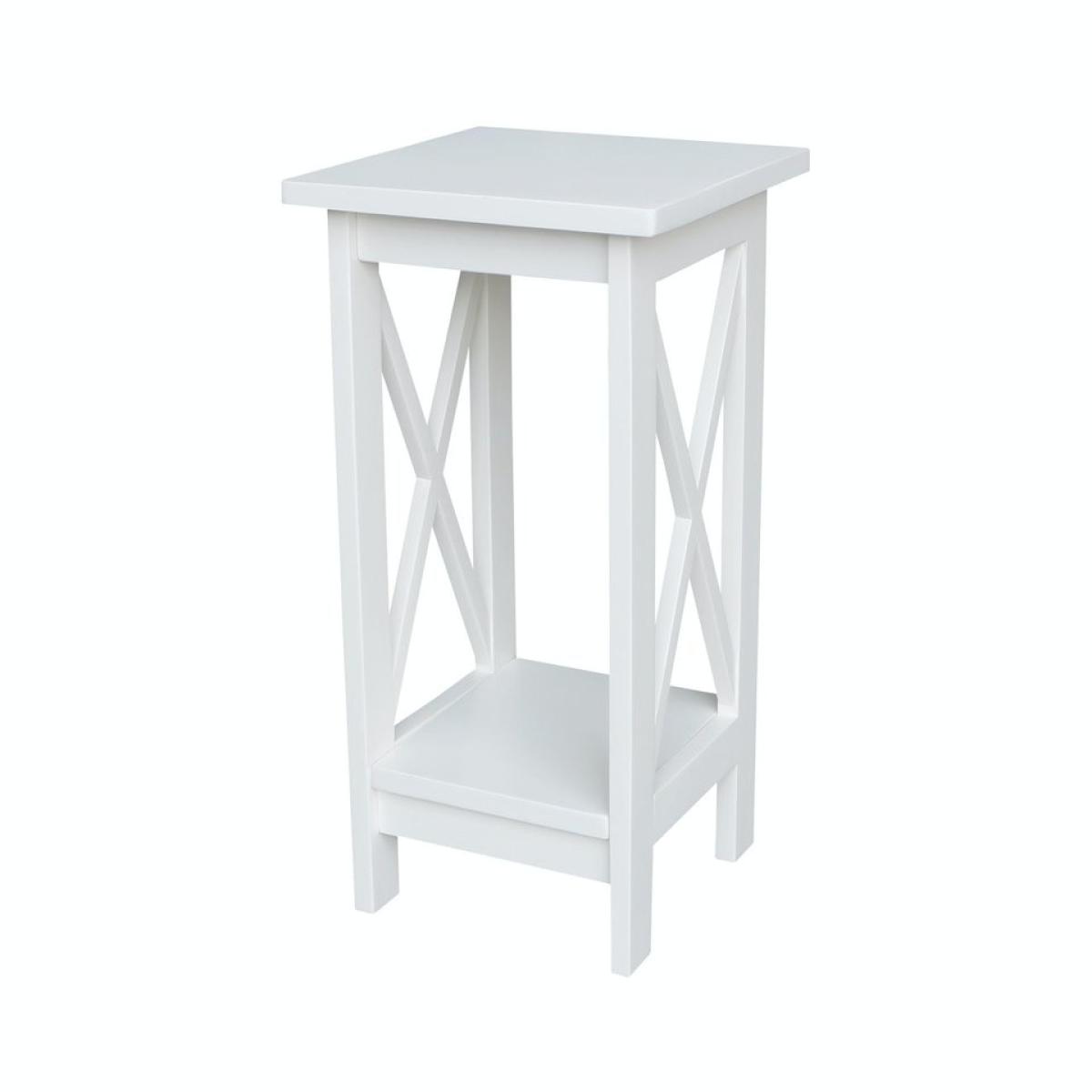 Home Accents - 24''H X Side Plant Stand in White - Image 2
