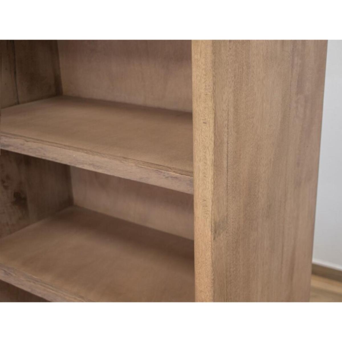 5 Shelves Bookcase - Natural Parota - Image 5