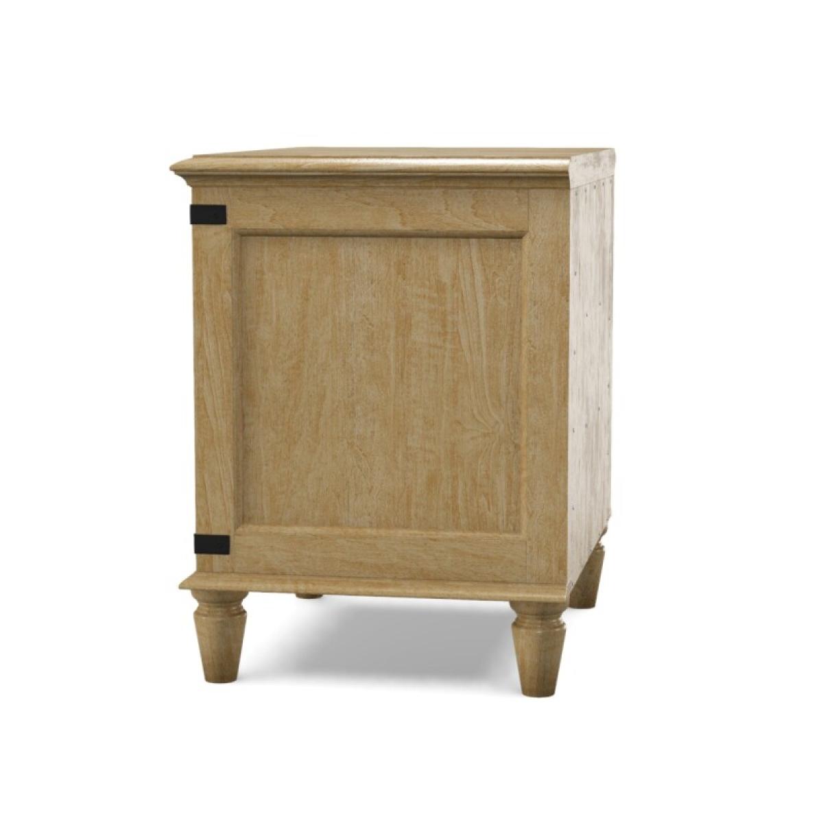 Farmhouse Chic 2-Drawer Nightstand - Image 15