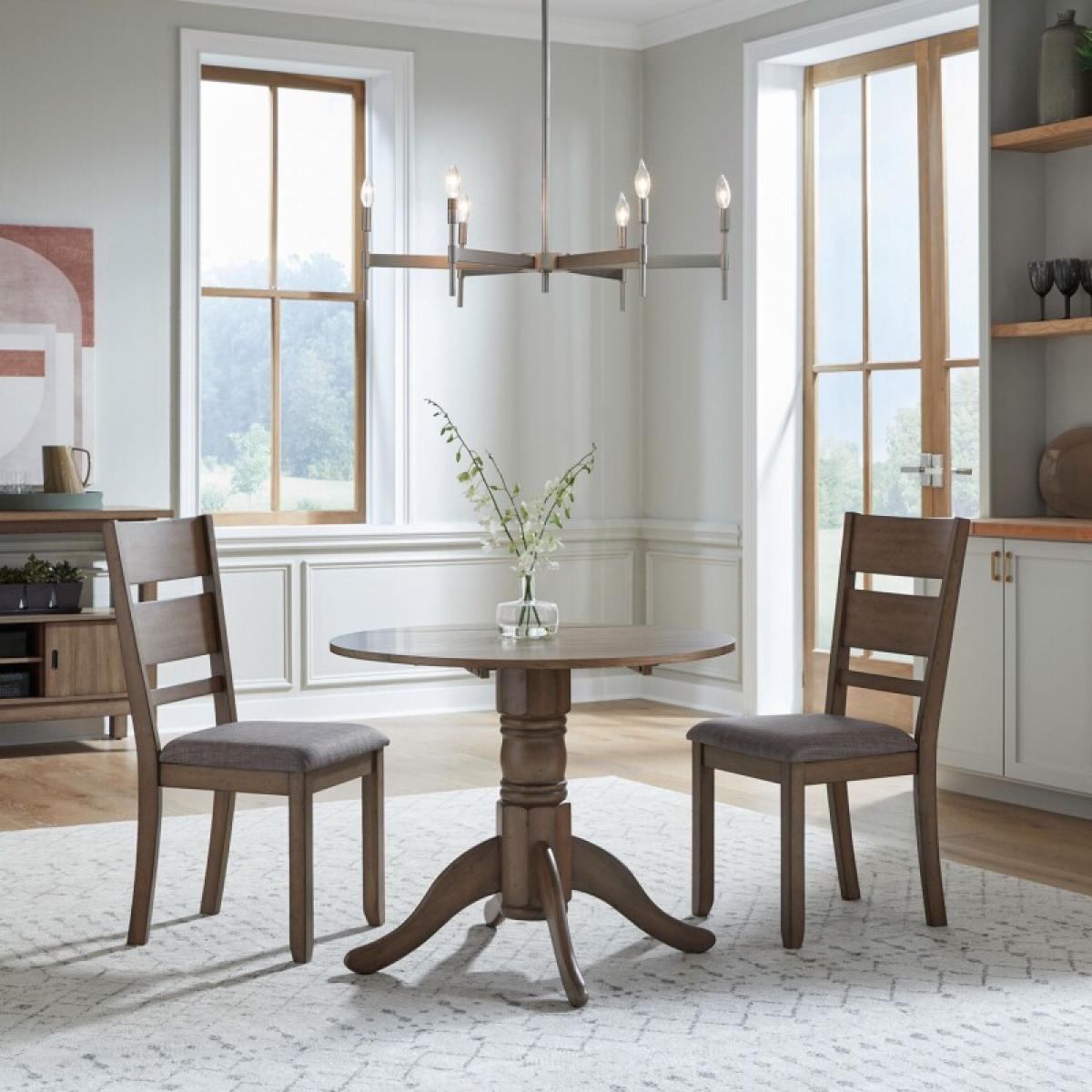 Brook Bay Opt 3 Piece Drop Leaf Table Set - Image 2