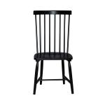 Spindle Back Side Chair - Black (RTA) - Image 4