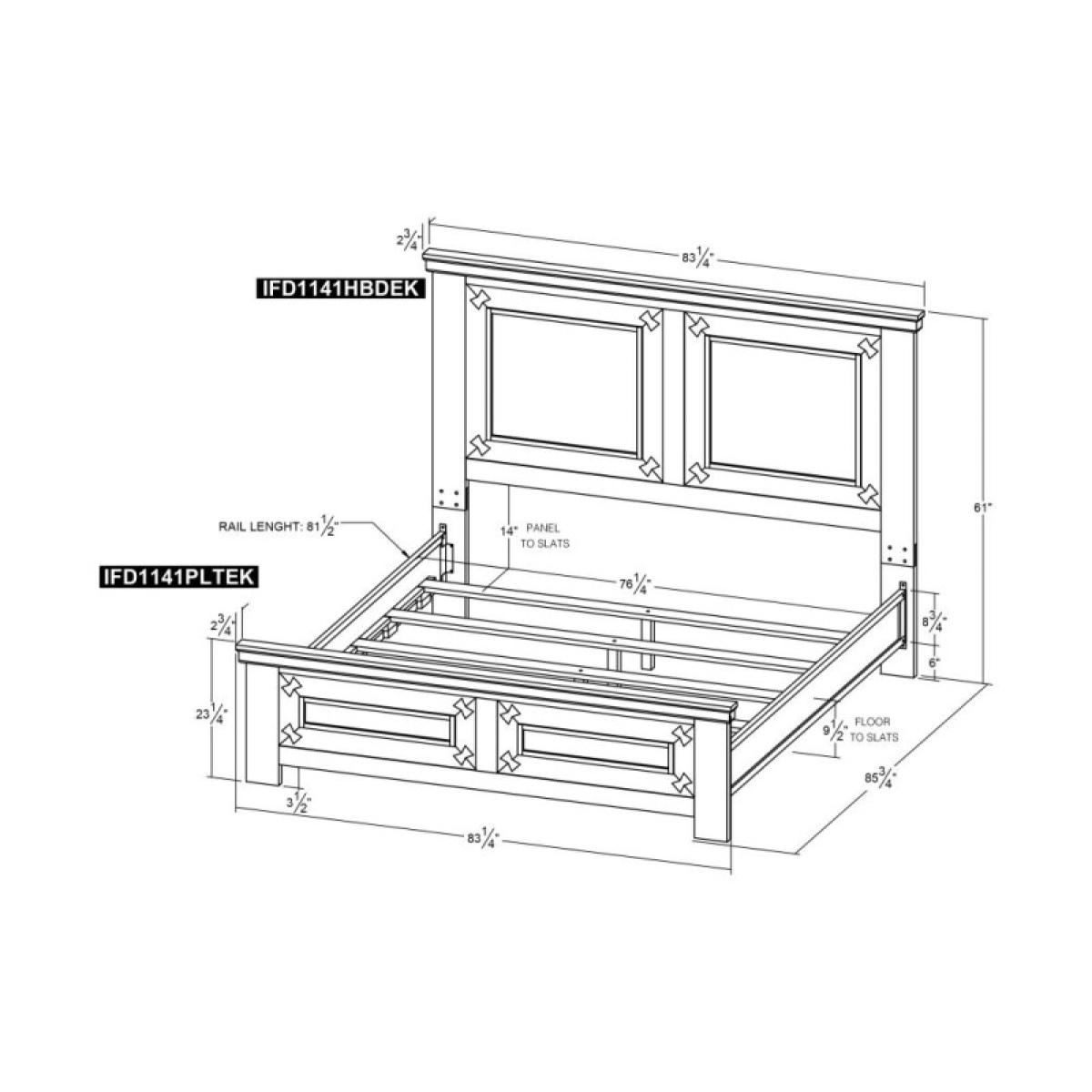 6/6 Headboard - Montana - Image 6