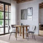 Reclamation Salvaged Wood Round Dining Table - Image 3