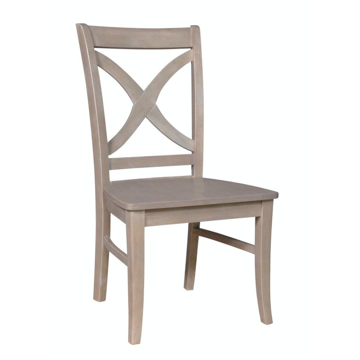 Cosmopolitan Collection - Salerno Chair in Taupe Gray - Image 2