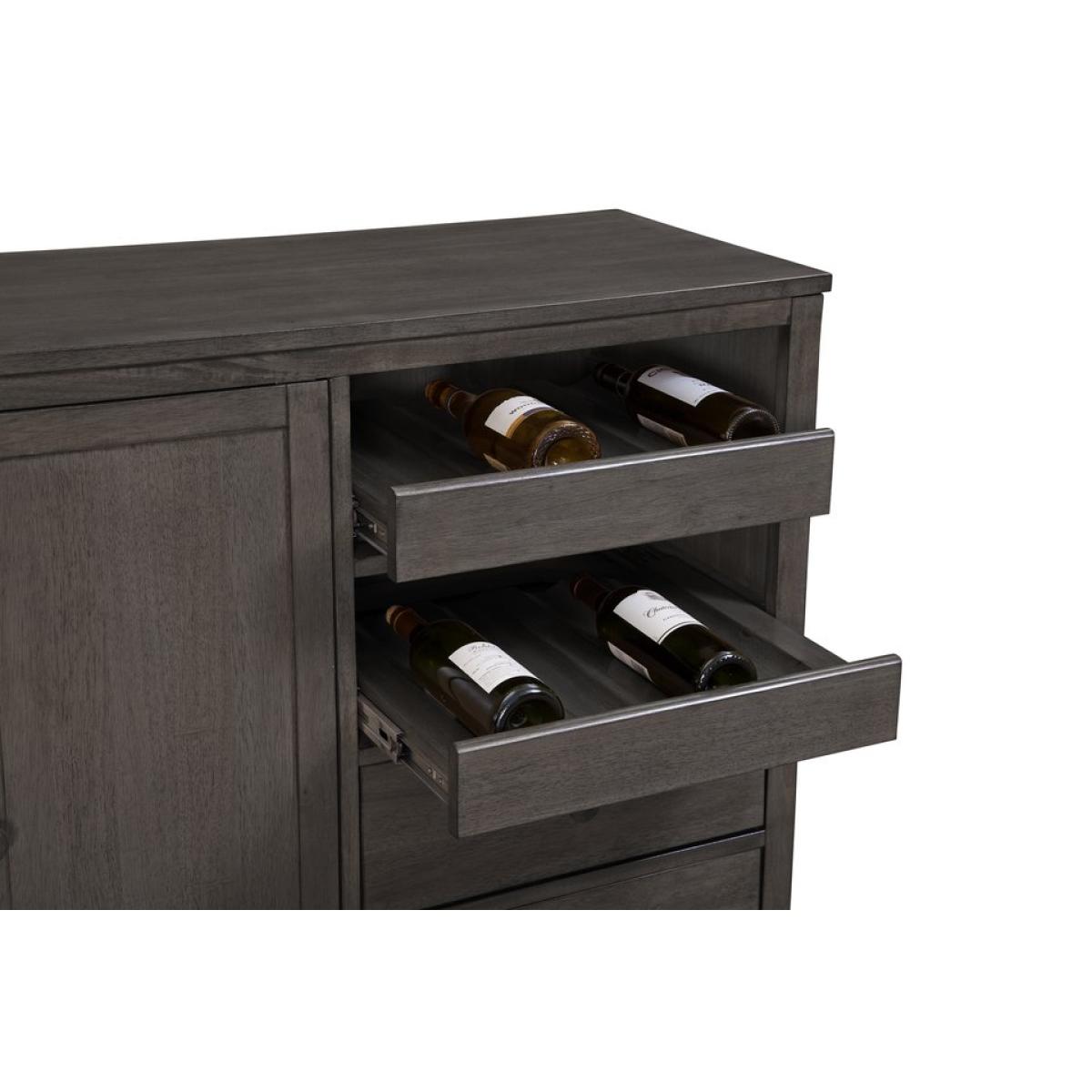 SoMa - Wine and Storage Cabinet in Coal - Image 3