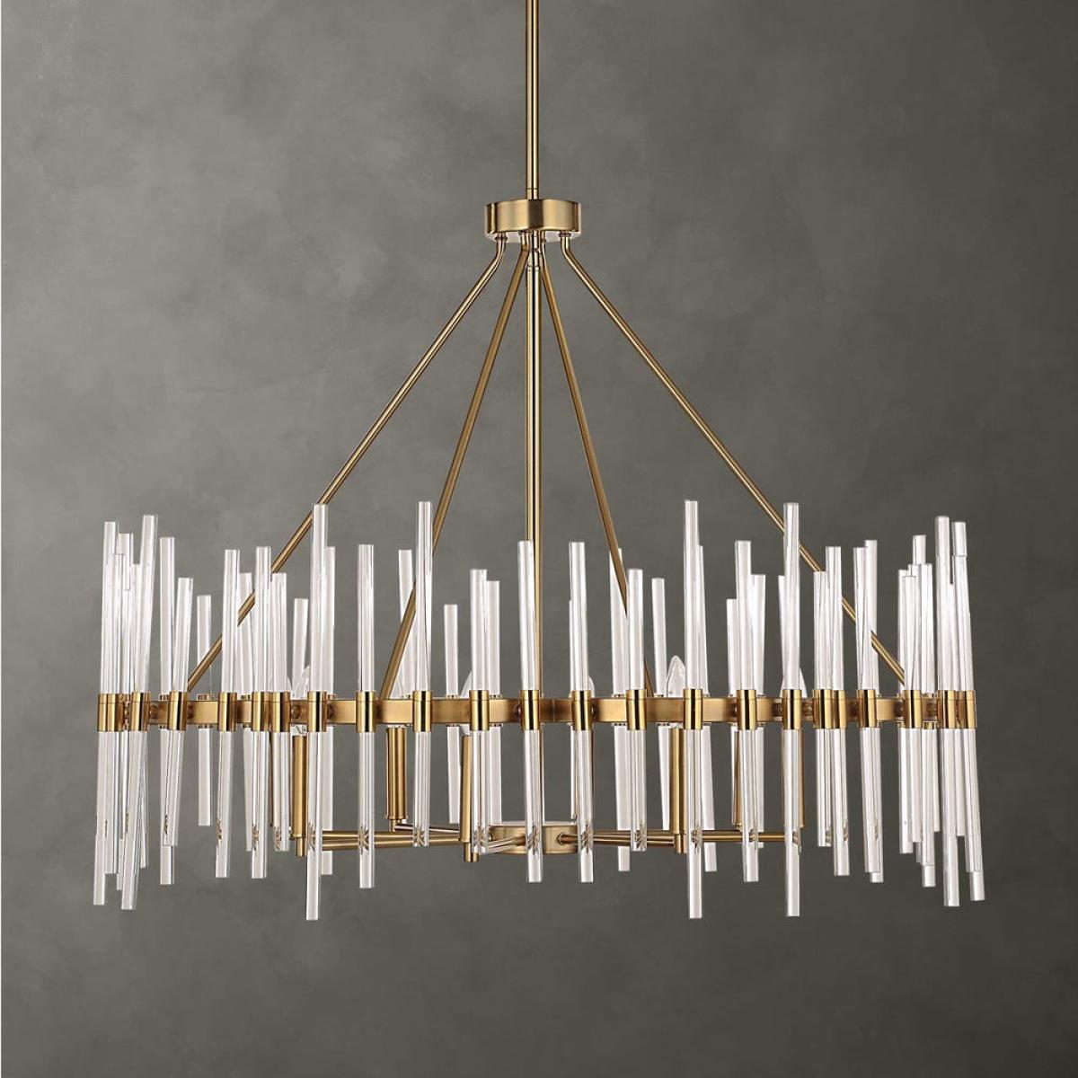 Crystal Stick, 8 Lt Chandelier - Image 3