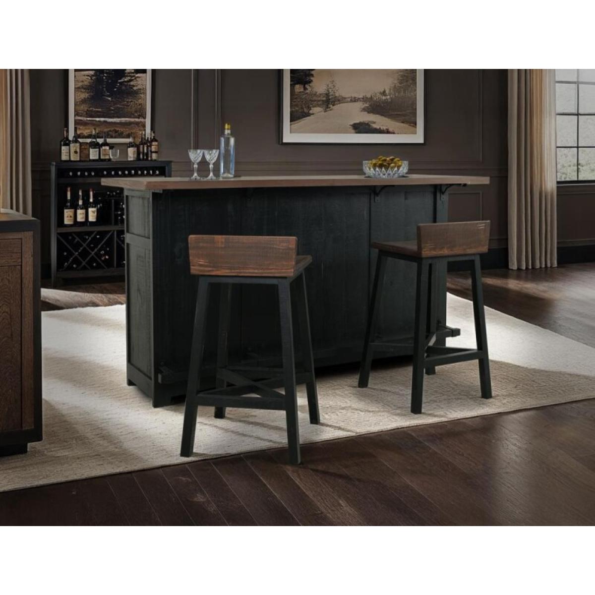 2 Drawer, 2 Shelves & 2 Doors Bar - Pueblo - Image 8