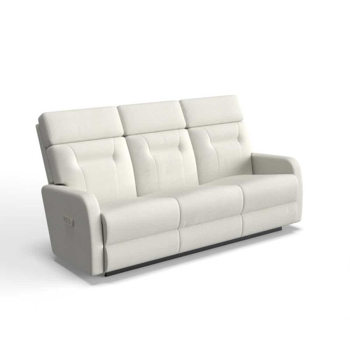 Lennon Power Wall Reclining Sofa W/ Headrest & Lumbar - Image 2