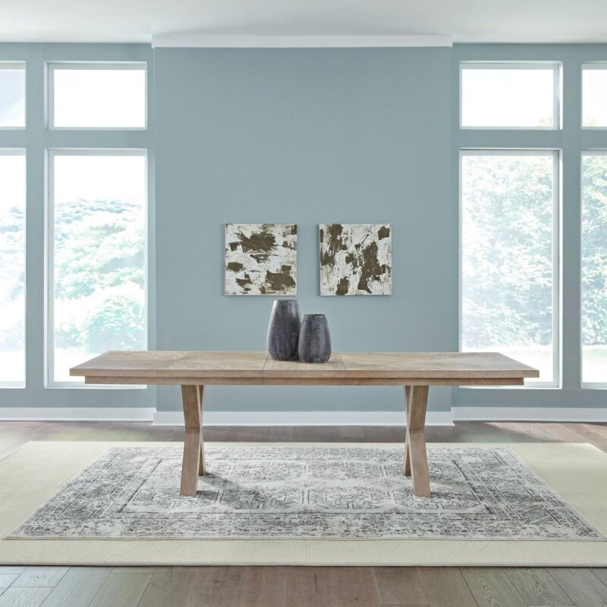 Brentwood Double Pedestal Table Set - Image 2
