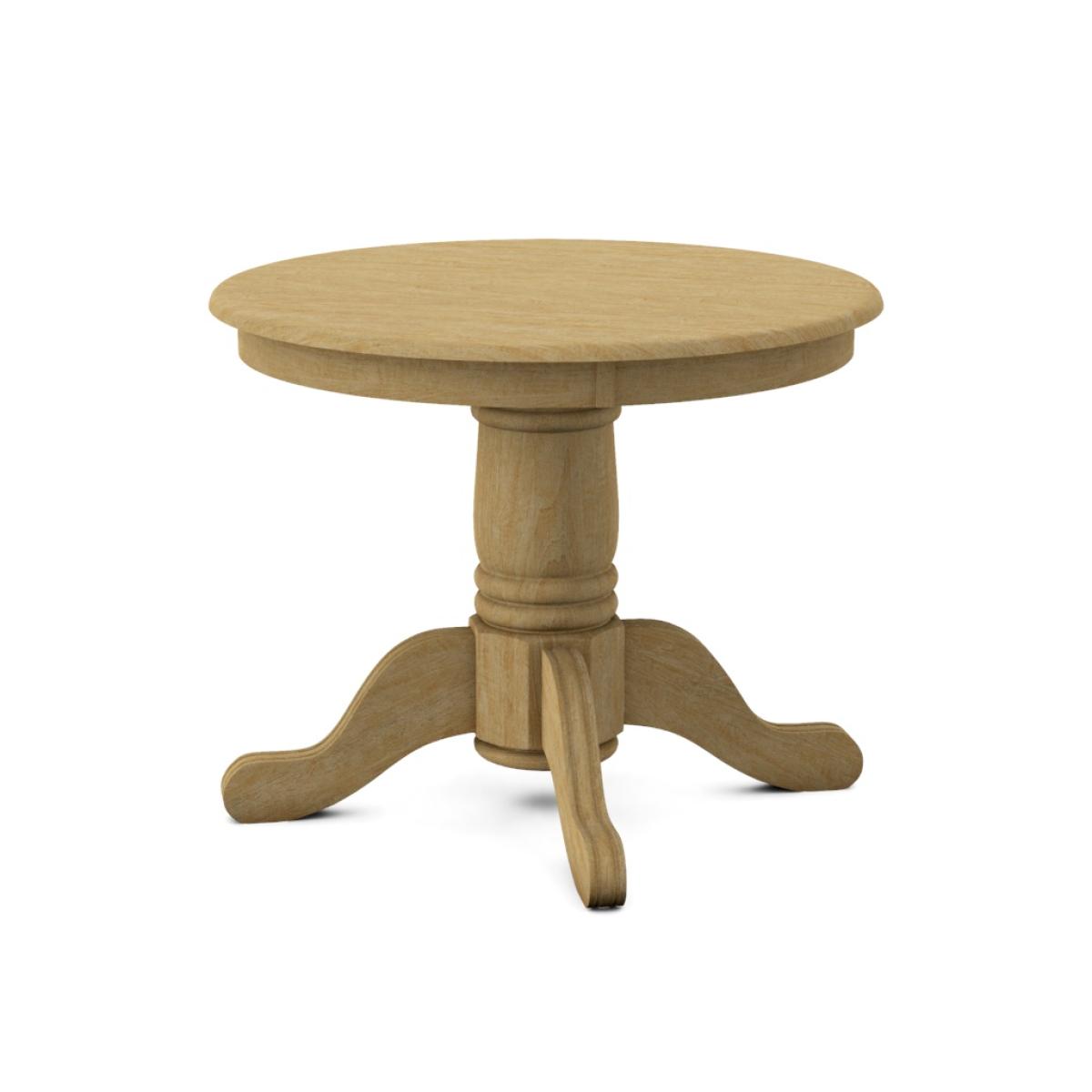 Build Your Own Pedestal Table w/30"H Medium Turned Pedestal for Solid Tops - Image 6